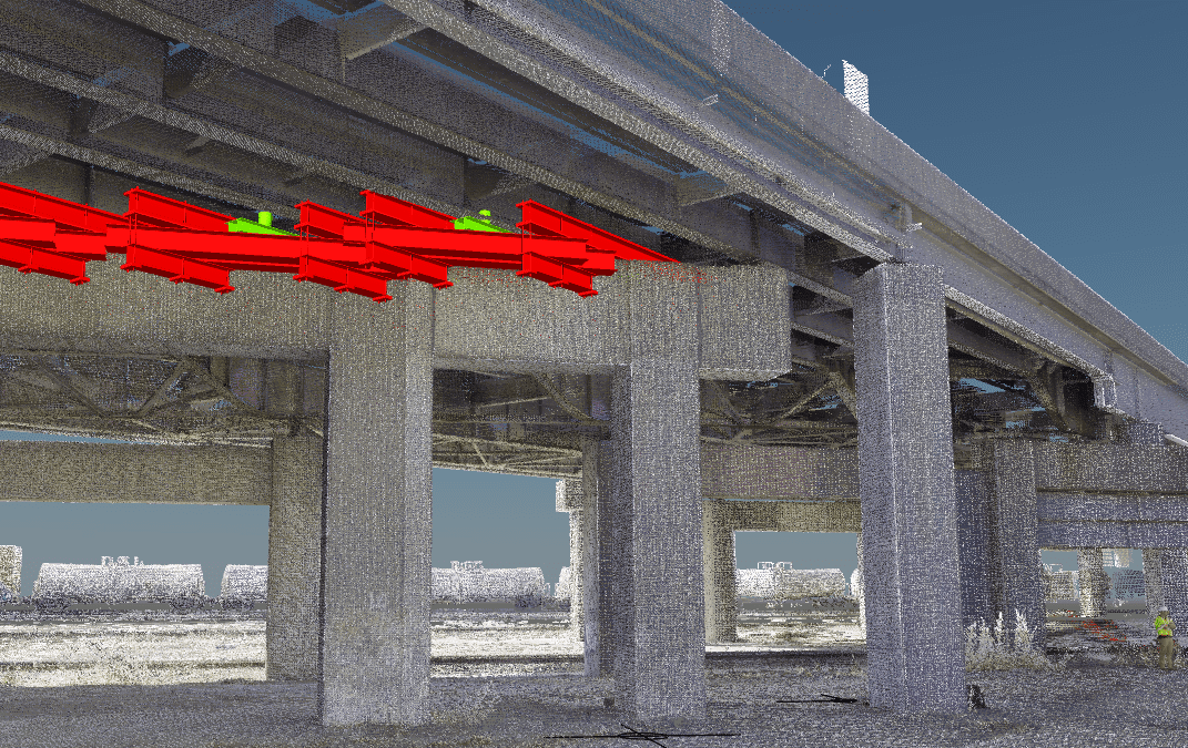 I-29 Girder Jacking – LiDAR Scanning 